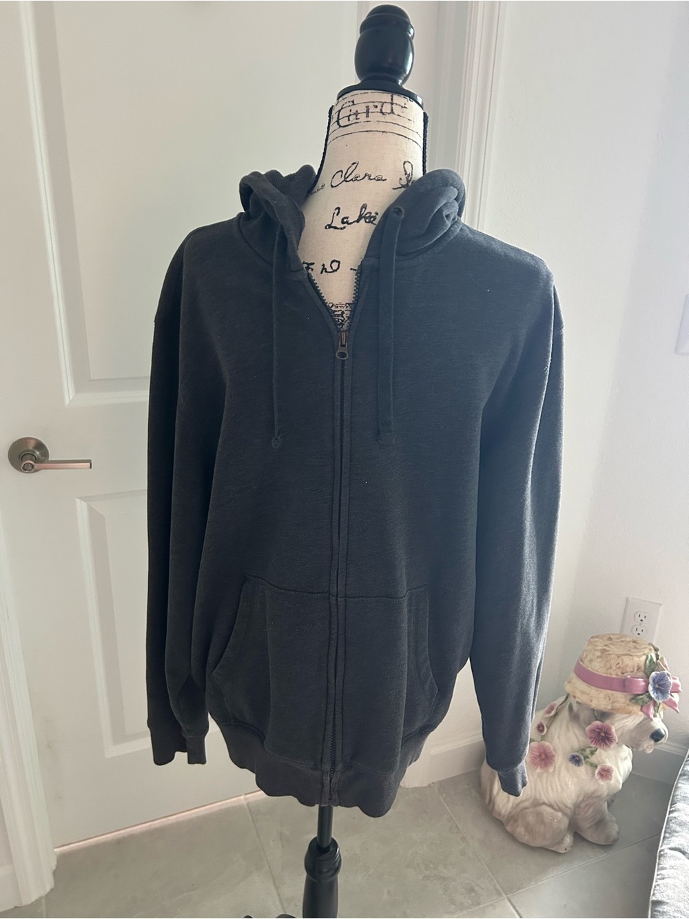 Outdoor Life Men's Black Zip-Up Hoodie Sweatshirt